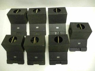 Set Of 7 Vintage Cenco Scientific Co.  Laboratory Optics Units For Optical Rail