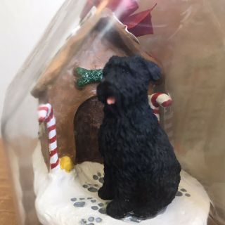Bouvier Des Flandres Christmas Ornament Gingerbread House Black Dog Ornament