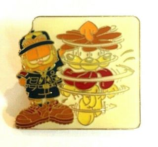 Garfield And Odie Boy Scout Lapel Pin