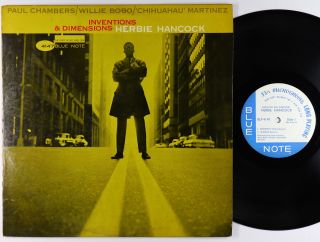 Herbie Hancock - Inventions & Dimensions Lp - Blue Note Mono Rvg Ny Usa Vg,