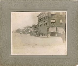 Street Scene With Arcade Hotel In Pueblo,  Colorado & Ca 1910 
