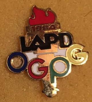 1984 Los Angeles La Olympic Pin Los Angeles Police Department Lapd Pin