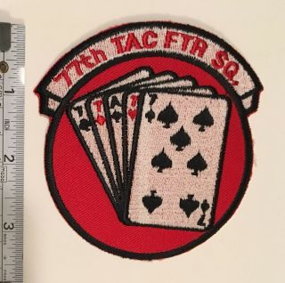 Usaf Patch - 77th Tactical Fighter Squadron Tfs F - 111 Upper Heyford