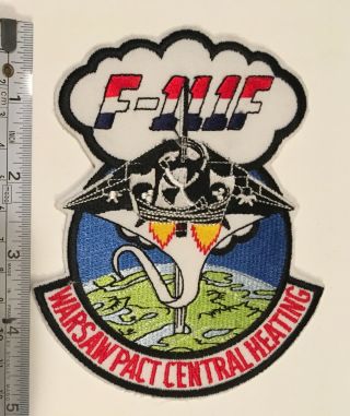 Usaf Patch - 48th Tactical Fighter Wing Tfw F - 111 Warsaw Pact Central Heating