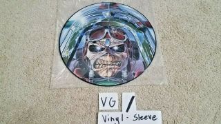 Iron Maiden - Aces High 45rpm Picture Disc Vinyl Single - Uk Import Lp Pic