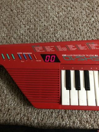 Vintage 1987 Yamaha Keytar SHS - 10 FM Digital Synthesizer MADE IN JAPAN 2