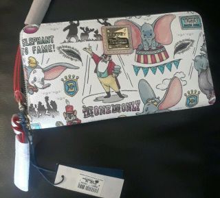 W Tags Rare Disney Parks Exclusive Dooney & And Bourke Dumbo Wallet Wristlet