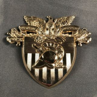Usma West Point Cadet Shako Plate Helmet Badge 868z
