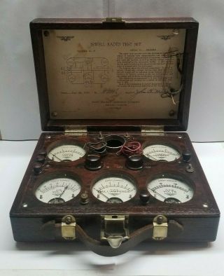 Vintage Jewell Radio Test Set Jewell Electrical Instrument Co.  Chicago,  Ill