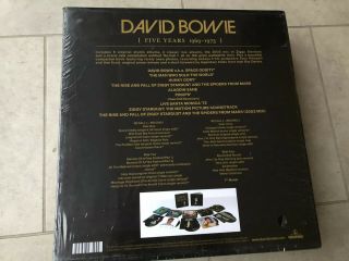 David Bowie - Five Years 1969 - 1973 Limited Edition Vinyl Box Set 11LPs 2
