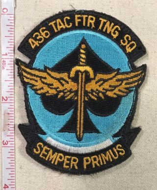 Usaf 436th Tactical Fighter Squadron.  Hollerman Afb Mexico Patch 1980’s
