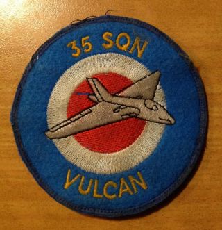 Avro Vulcan Raf Royal Airforce No35 Sqd Patch Vlkr0