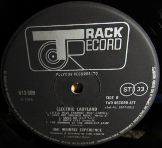 MINTY 1968 UK TRACK ORIG ● The JiMi HeNdRiX ExPeRiEnCe ● ELECTRIC LADYLAND PSYCH 3