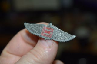 Antique B/a B - A British American Oil Flying Cadet Jimmie Allen Badge