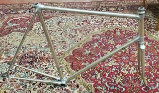 Vintage Alan Italian Road Bike Frameset Classic Race Frame,  Fork Omas Eroica 61