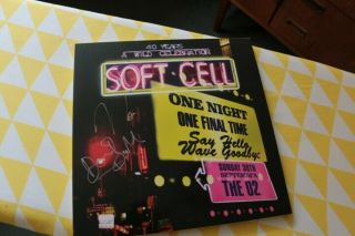 Soft Cell Say Hello Wave Goodbye O2 Arena 4lp Test Pressing Signed 1 Of 30
