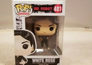 Pop Animation Mr Robot 481 White Rose Collectible