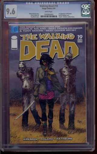 Walking Dead 19 Cgc 9.  6 1st Print 2005 1st Michonne Comic Kings
