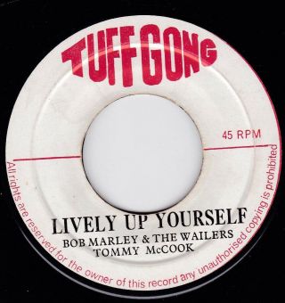 Bob Marley & Wailers - Lively Up Yourself On Tuff Gong Ex 1st Press