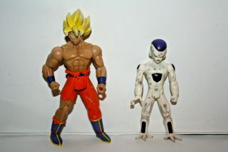 Dragon Ball Z Ultimate Struggles Final Form Frieza & Ssj Goku Figure Jakks 2003