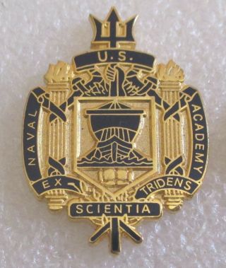 Vintage United States Naval Academy School Crest Pin - Annapolis,  Maryland