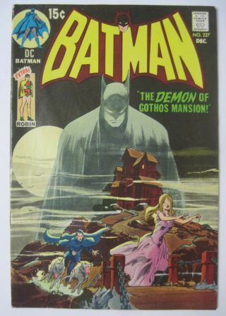 Batman 227 Dc Comics 1970 Neal Adams Detective Comics 31 Homage Cover Swipe