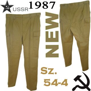 Very Rar Sz.  54 - 4 Cotton Afganka Soviet Sand Camo Field Pants Afghanka 1987