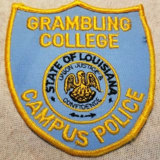 La Grambling College Louisiana Campus Police Patch
