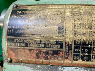 South Bend 9A Quick Change Gear Box Vintage Lathe QCGB 2