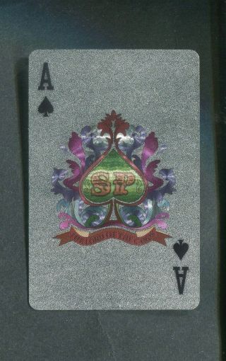 Spade Ace: Sp The Lord Of The Cards (silver) - 1 Single Swap / Playing Card