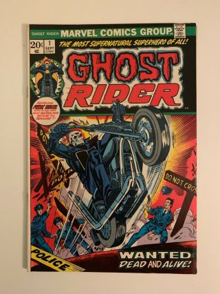 Ghost Rider 1 (1973) 9.  0 Vf/near -
