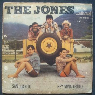 The Jones - " Hey Mina " Heavy Fuzz Psych Groove Breaks 1969 Brazil 7 " 45 Hear