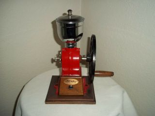 Vintage Cast Iron Mr Dudley International Delft Style Coffee Grinder