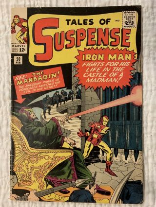 Marvel’s Tales Of Suspense 50 First Mandarin Stan Lee Story Jack Kirby Cover