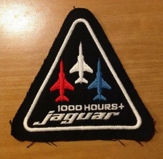Sepecat Jaguar Royal Airforce Raf 1000 Hours Plus Patch