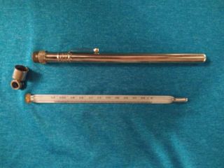 Vintage Taylor Instrument Co Thermometer With Case - Pocket Clip Rochester NY 2