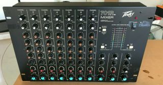 Peavey 701r Rack Mount Mixer With 3 - Band Equalizer Reverb Vintage Audio