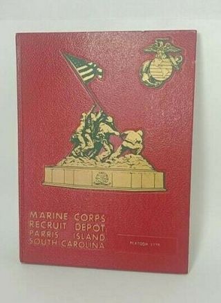 1977 Marine Corps Recruit Depot Parris Island Platoon 1079 Graduation Book Usmc