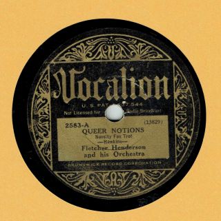 Jazz 78 : Fletcher Henderson Orchestra On Vocalion 2583