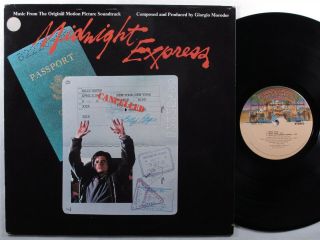 Midnight Express Ost Giorgio Moroder Casablanca Lp Vg,  /nm