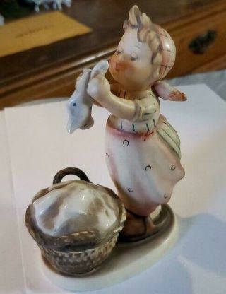 Rare Vintage 6 " Hummel Goebel Figurine Wash Day Little Girl Clothes 321 Nr