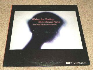 Bill Evans Trio Waltz For Debby Lp Riverside Rlp 399 Dg Mono Scott Lafaro Vg,