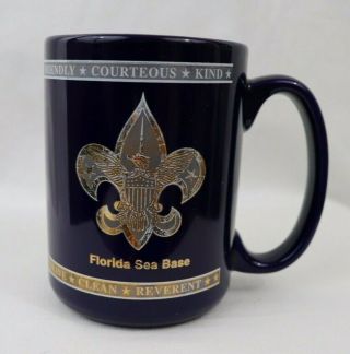 Boy Scouts Of America " Scout Oath " Cofee Mug Florida Sea Base Cup [bsa]