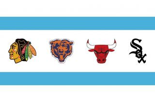 Chicago Blackhawks Bears Bulls White Sox Flag 3x5ft Banner