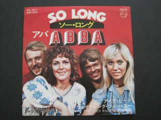 Abba So Long Japan 7inch