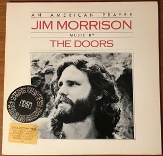 Jim Morrison,  Music By The Doors - An American Prayer Lp - 1978 Promo Elektra