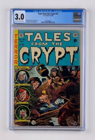 1954 Ec Tales From The Crypt 42 = Cgc 3.  0
