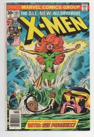 The X - Men Vol.  1 101 The Phoenix First App Bronze Age Comic Beauty