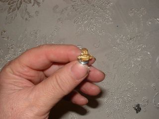 Gold Plated Quail Bird Hat/lapel Pin,  Tie Tack Pin Gg Harris Vtg 1992