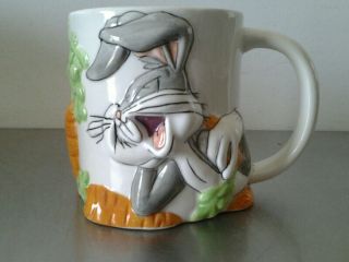 Looney Tunes Bugs Bunny 3d Porcelain Coffee Mug